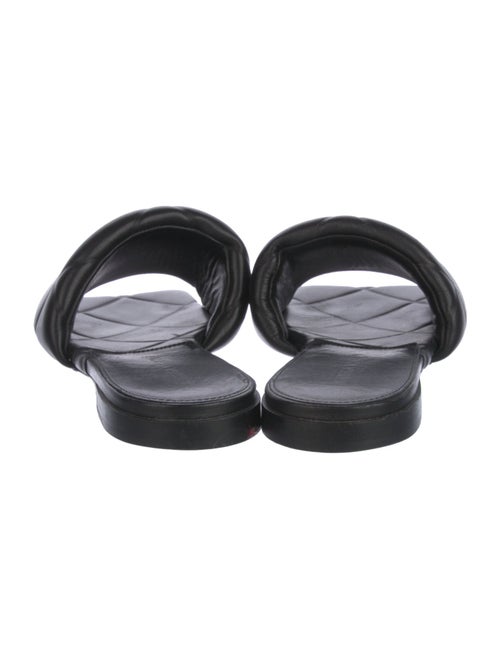 Bottega Veneta Quilted Pattern Leather Slides