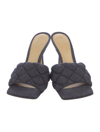 Bottega Veneta Denim Slides