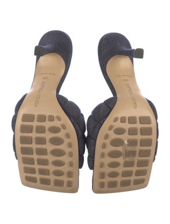 Bottega Veneta Denim Slides