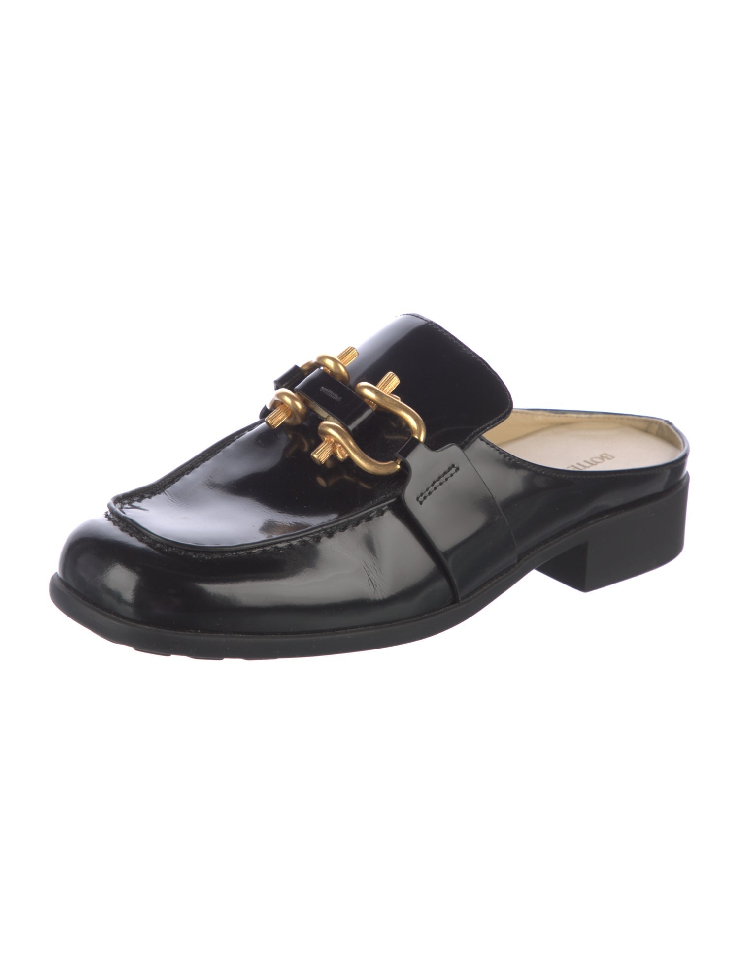 Bottega Veneta Patent Leather Mules