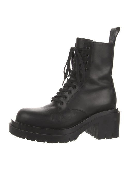 Bottega Veneta Leather Combat Boots