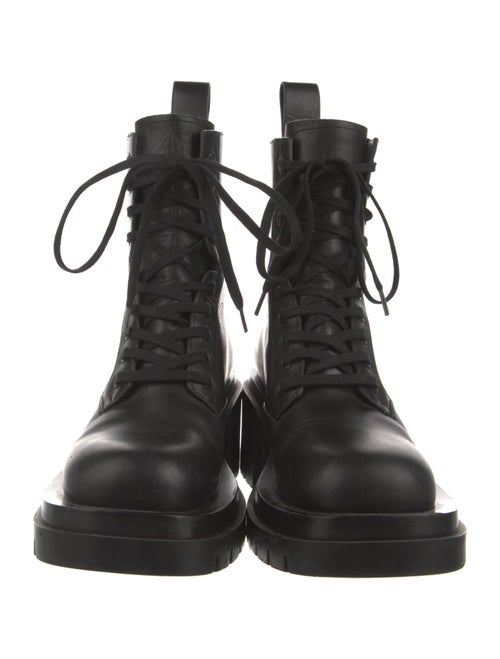 Bottega Veneta Leather Combat Boots