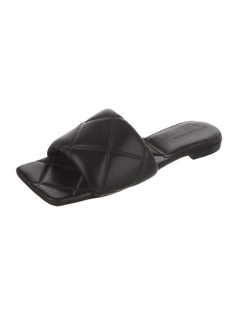Bottega Veneta Leather Slides