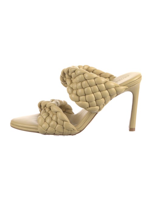 Bottega Veneta Intrecciato Weave Leather Slides