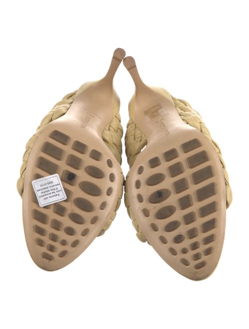 Bottega Veneta Intrecciato Weave Leather Slides