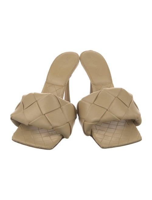 Bottega Veneta Intrecciato Weave Leather Slides