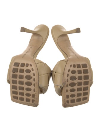 Bottega Veneta Intrecciato Weave Leather Slides