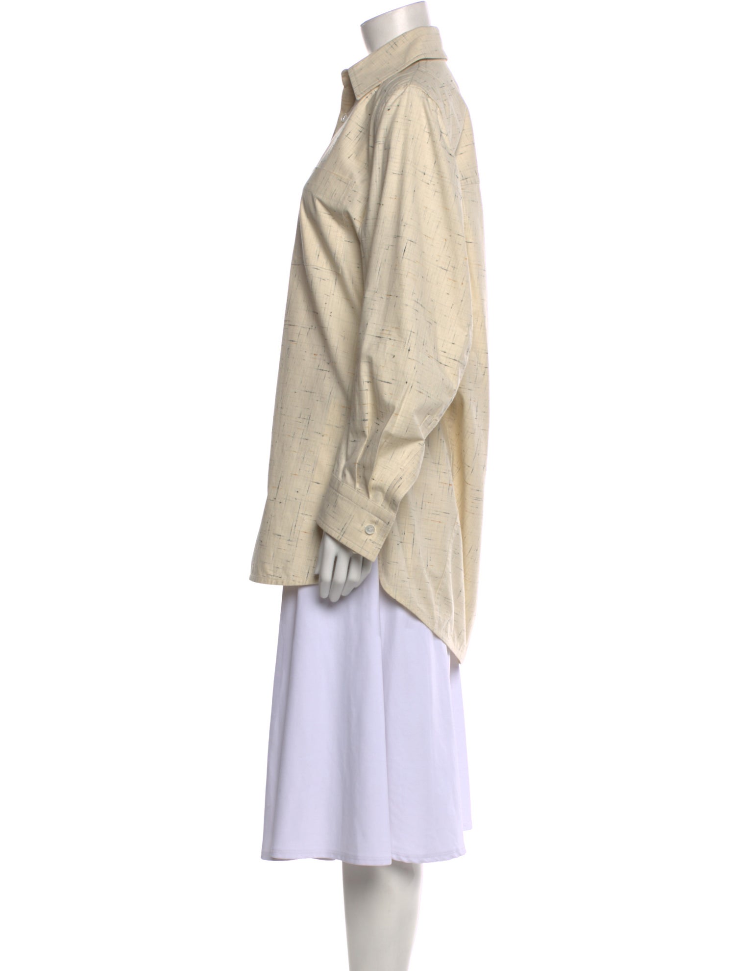 Bottega Veneta Printed Long Sleeve Tunic