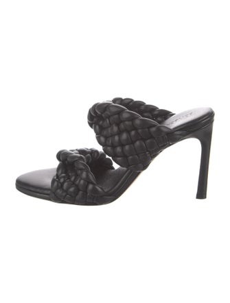 Bottega Veneta Intrecciato Weave Leather Slides