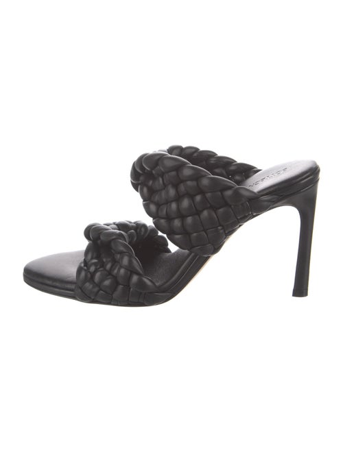 Bottega Veneta Intrecciato Weave Leather Slides