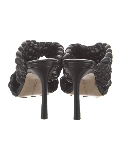 Bottega Veneta Intrecciato Weave Leather Slides