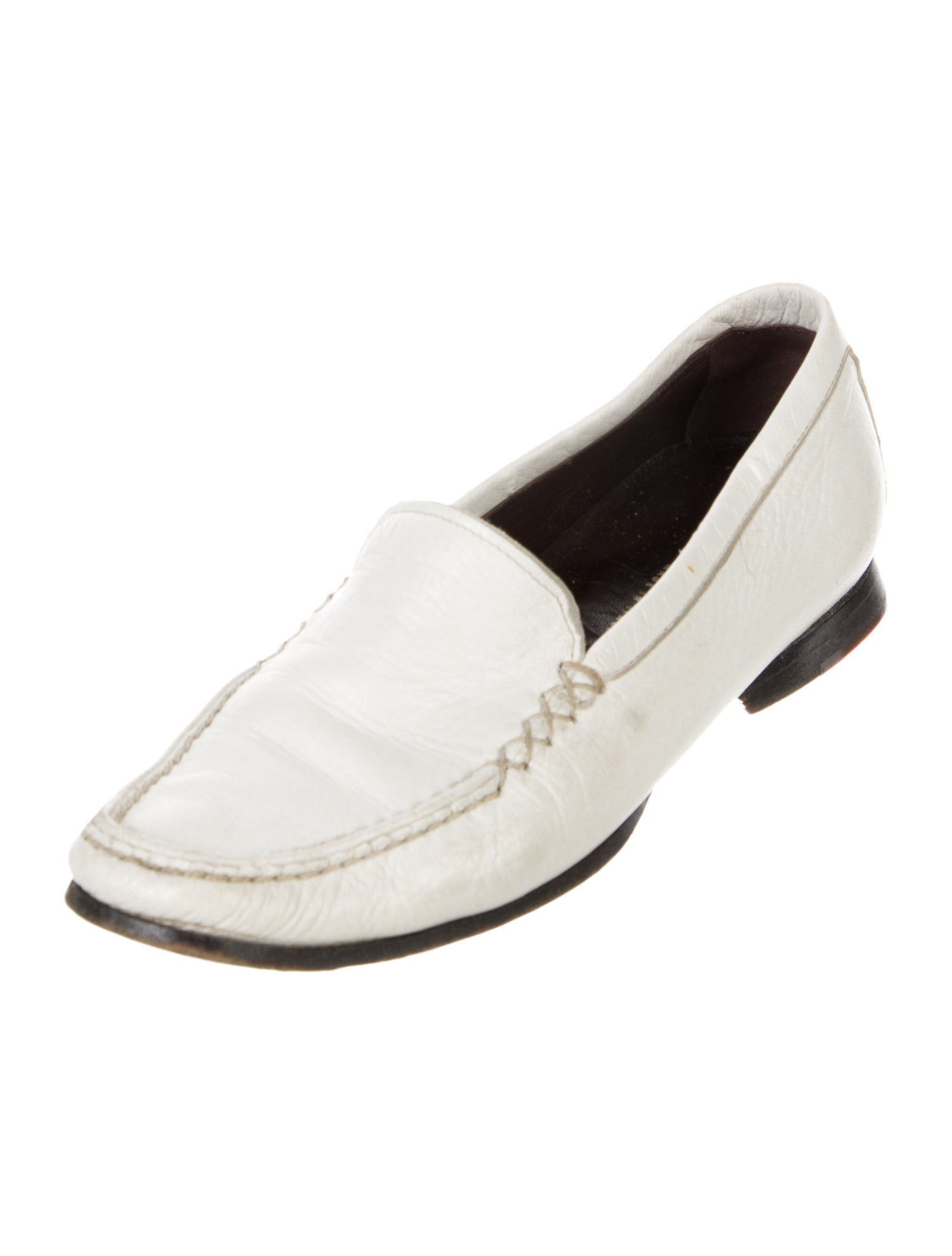 Bottega Veneta Vintage Leather Loafers