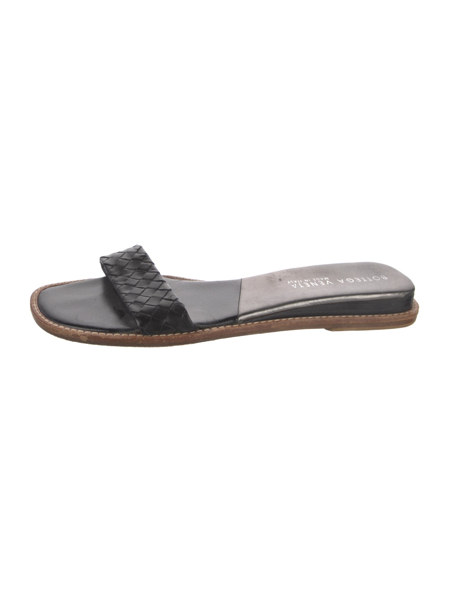 Bottega Veneta Leather Slides