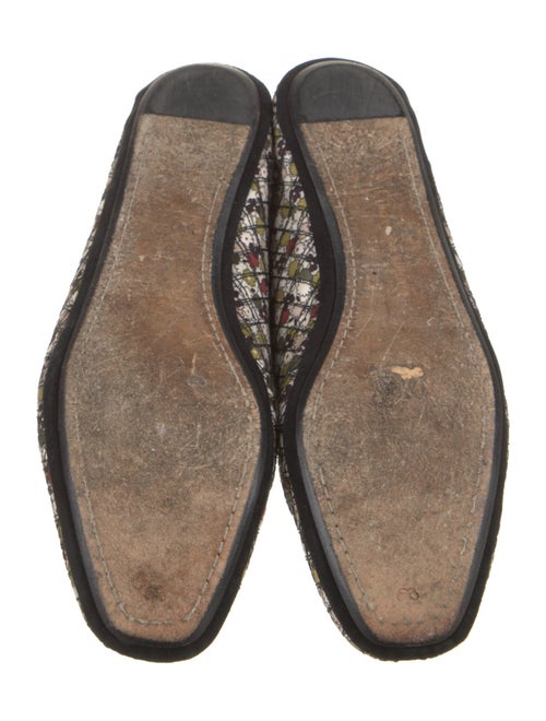 Bottega Veneta Canvas Floral Print Loafers