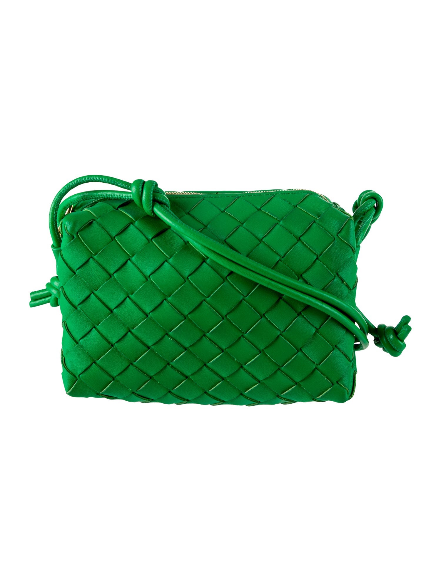 Bottega Veneta Intrecciato Mini Loop Camera Bag - Green