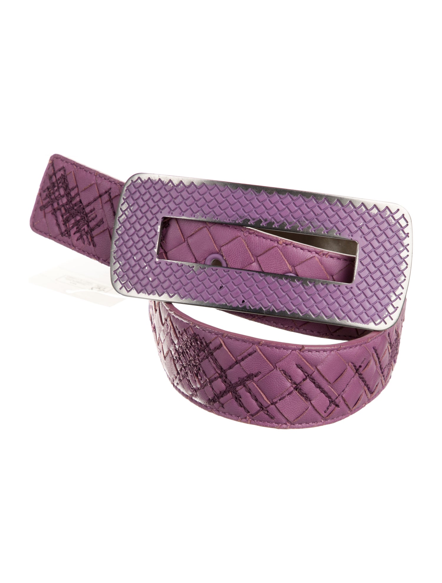 Bottega Veneta Intrecciato Weave Leather Waist Belt