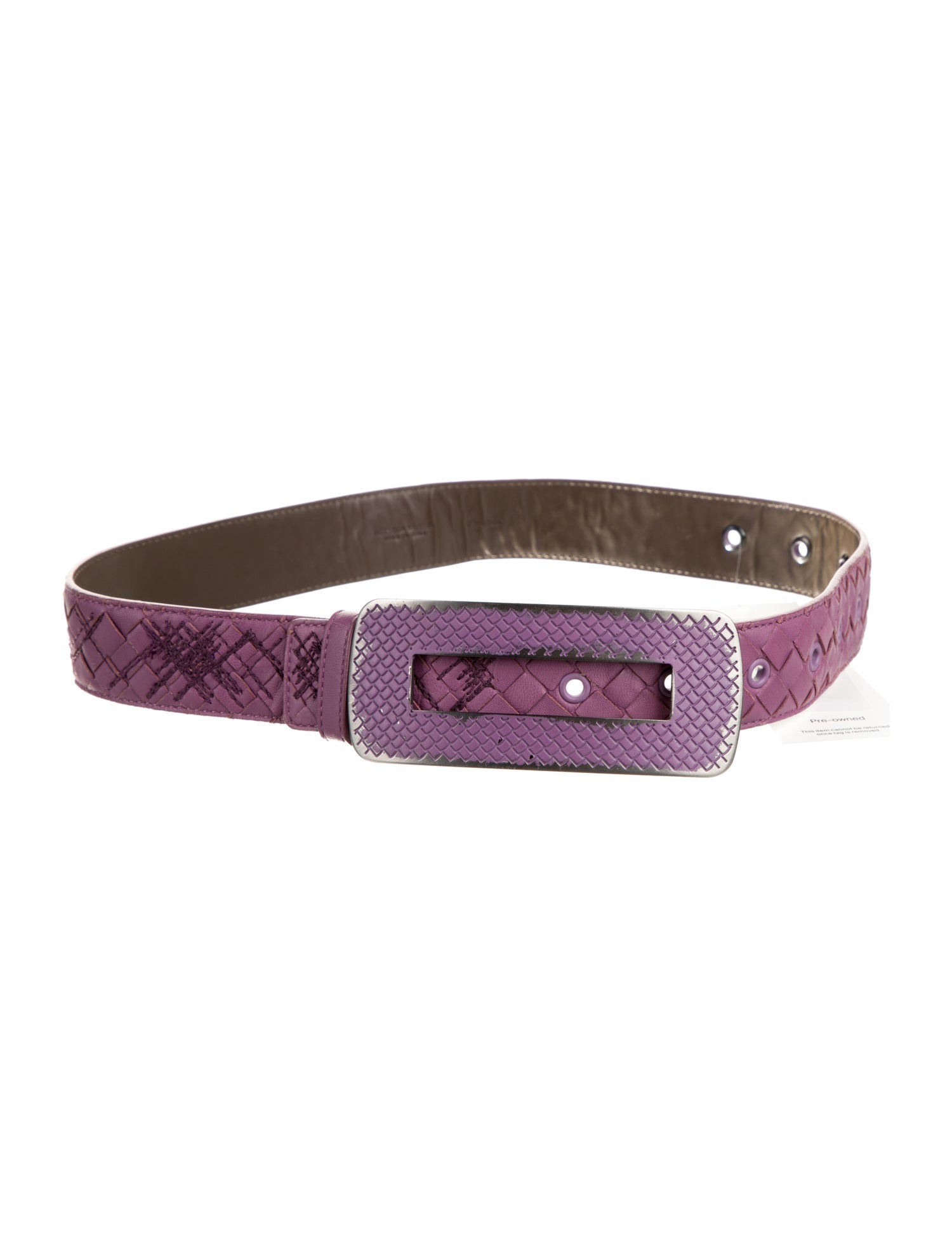 Bottega Veneta Intrecciato Weave Leather Waist Belt