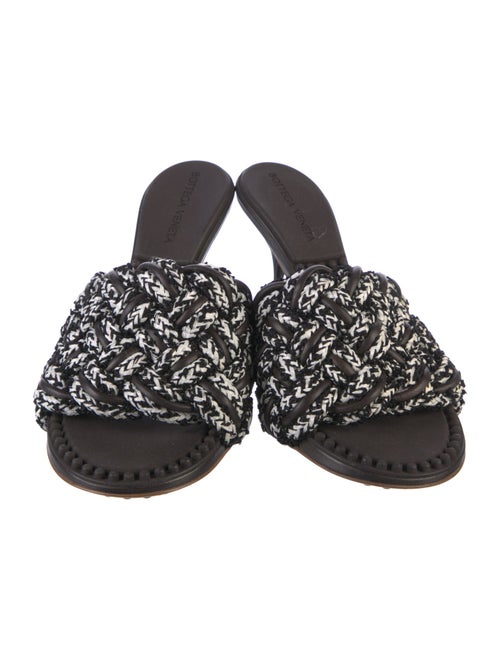 Bottega Veneta Intrecciato Weave Patterned Slides