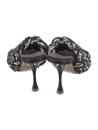 Bottega Veneta Intrecciato Weave Patterned Slides