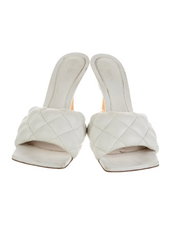 Bottega Veneta Intrecciato Weave Leather Slides