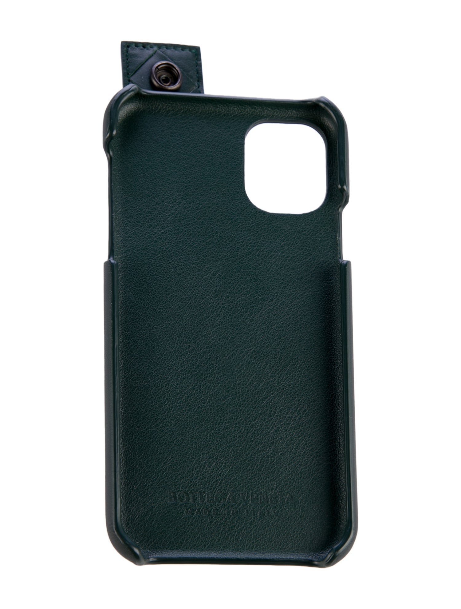 Bottega Veneta Solid Leather iPhone Case w/ Tags