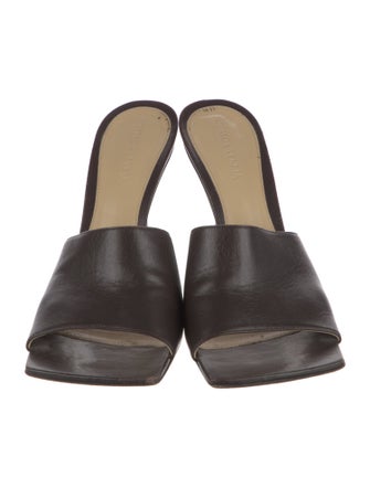 Bottega Veneta Leather Slides