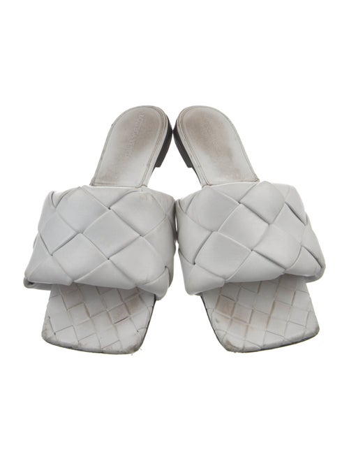 Bottega Veneta Intrecciato Weave Leather Slides