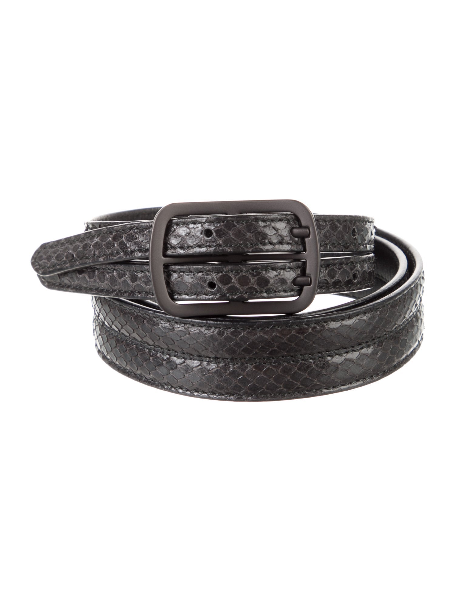 Bottega Veneta Snakeskin Belt