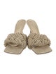Bottega Veneta Intrecciato Weave Raffia Slides
