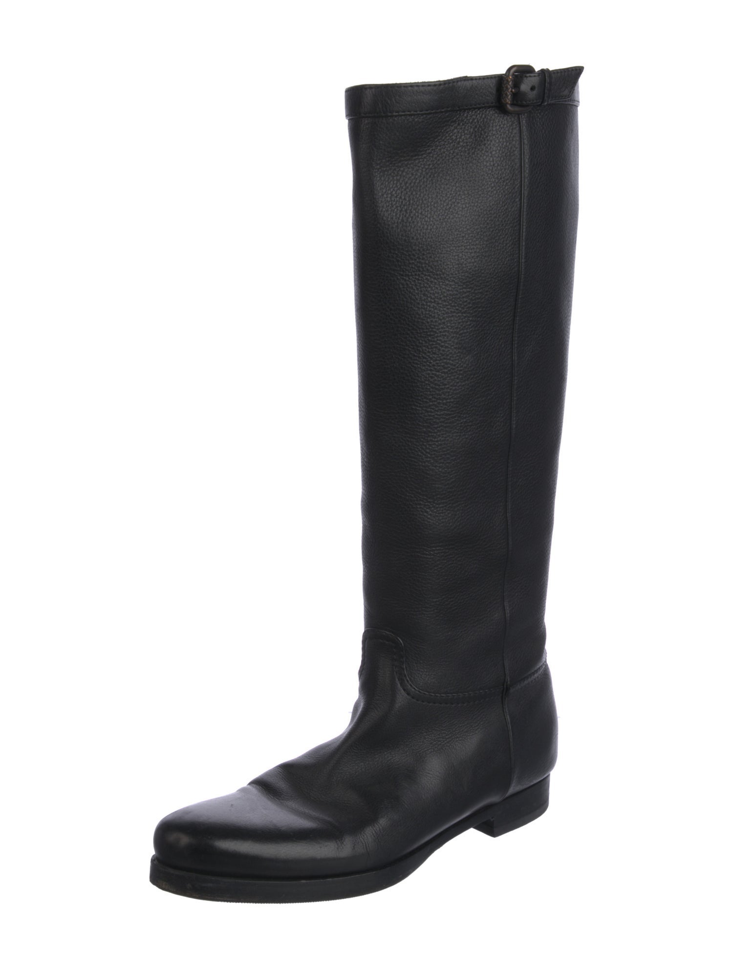 Bottega Veneta Leather Riding Boots