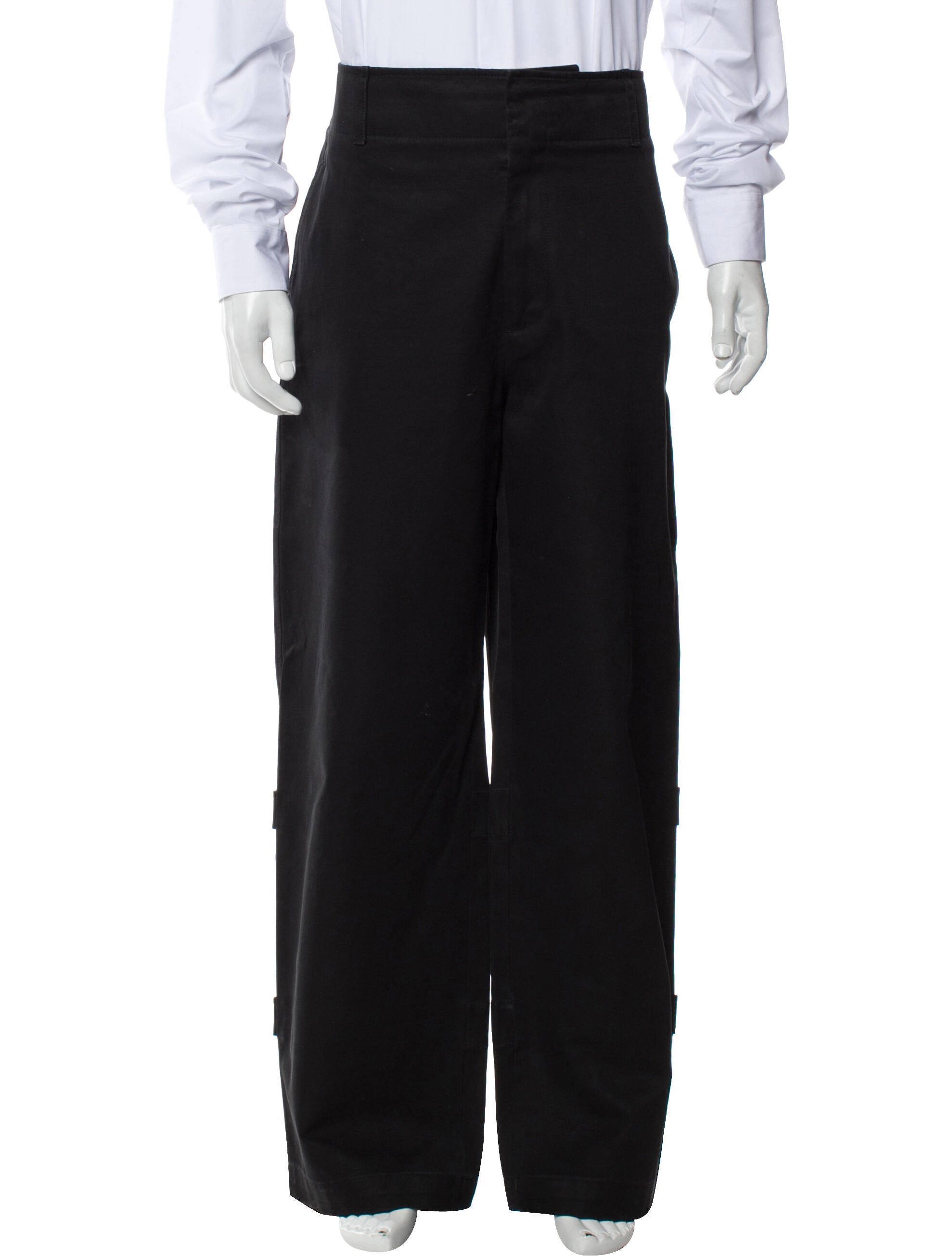VTG Monsieur Givenchy Pants Men 40R 41x28 *STAINS* Pleated