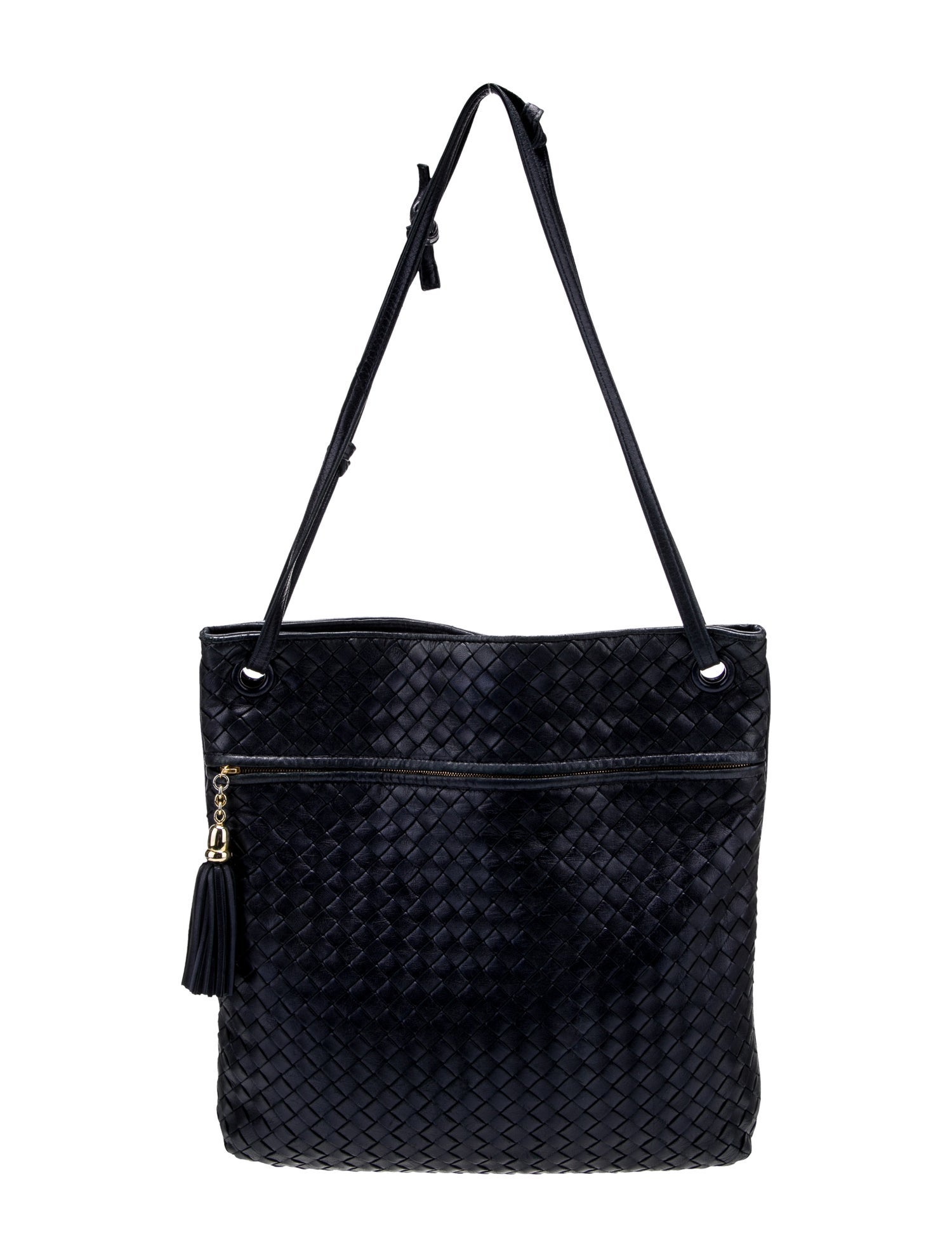 Bottega Veneta Intrecciato Messenger Bag Vintage