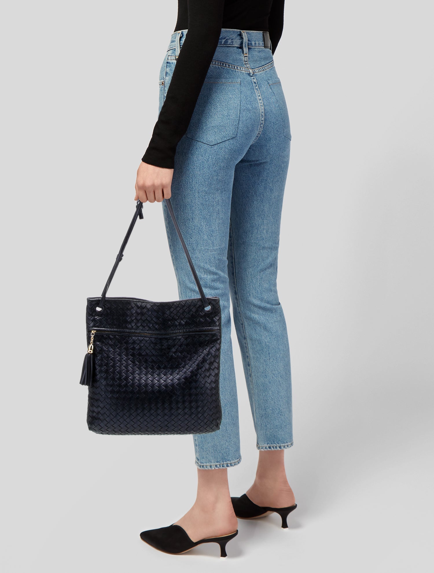Bottega Veneta Intrecciato Messenger Bag Vintage