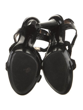Bottega Veneta Velvet Gladiator Sandals