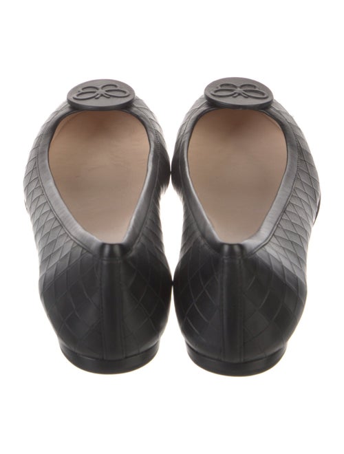 Bottega Veneta Intrecciato Weave Leather Ballet Flats