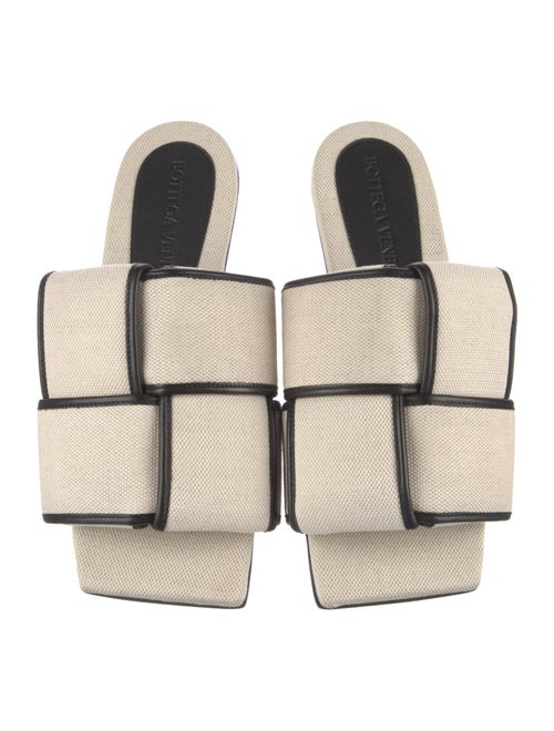 Bottega Veneta Canvas Slides