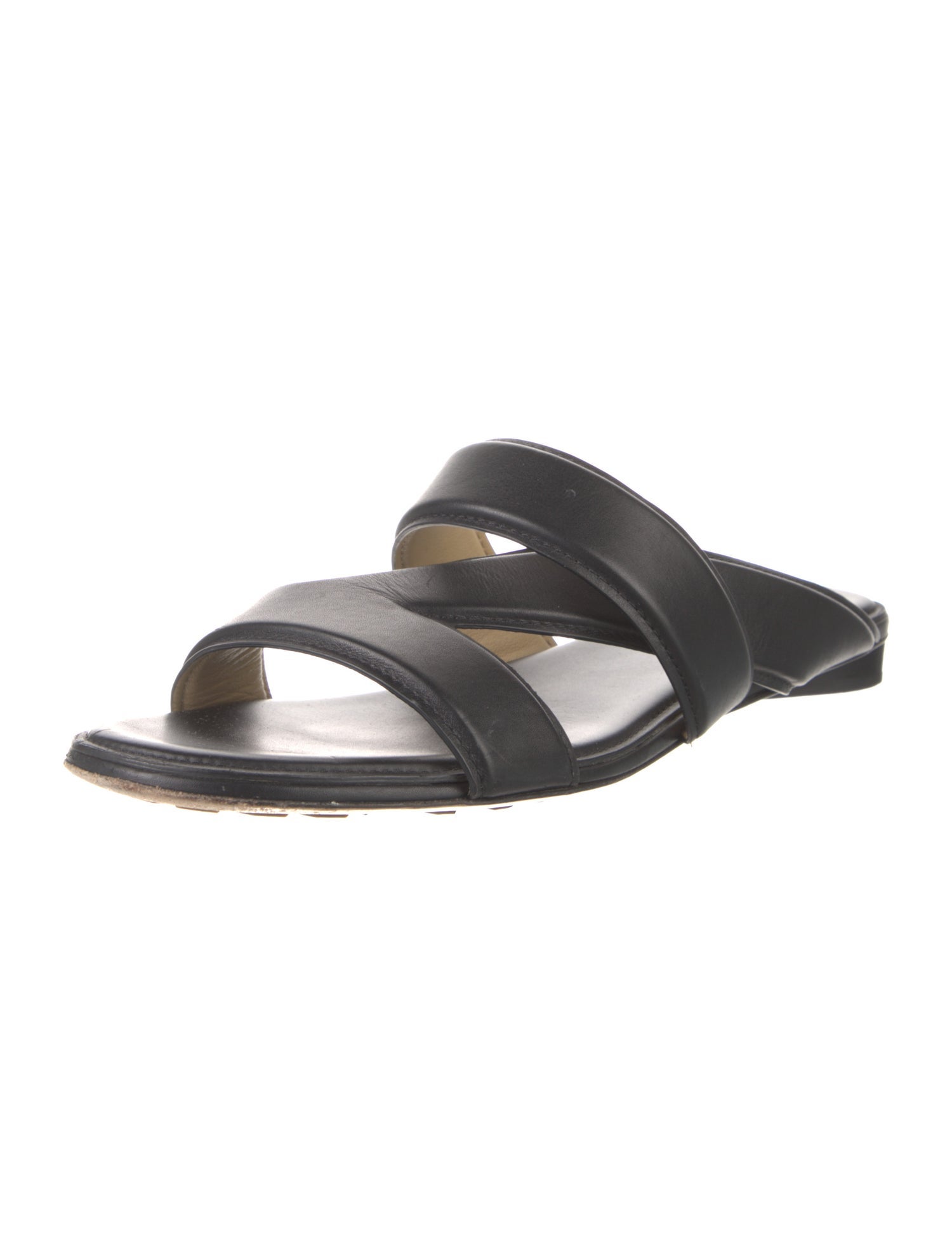 Bottega Veneta Leather Slides