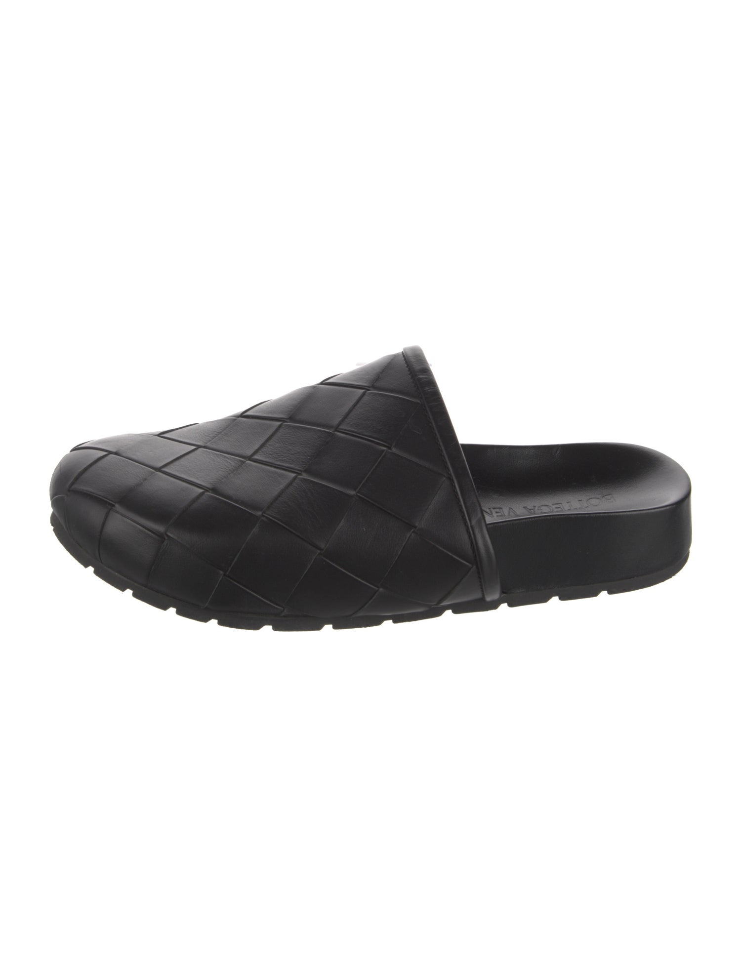 Bottega Veneta Intrecciato Weave Leather Slippers