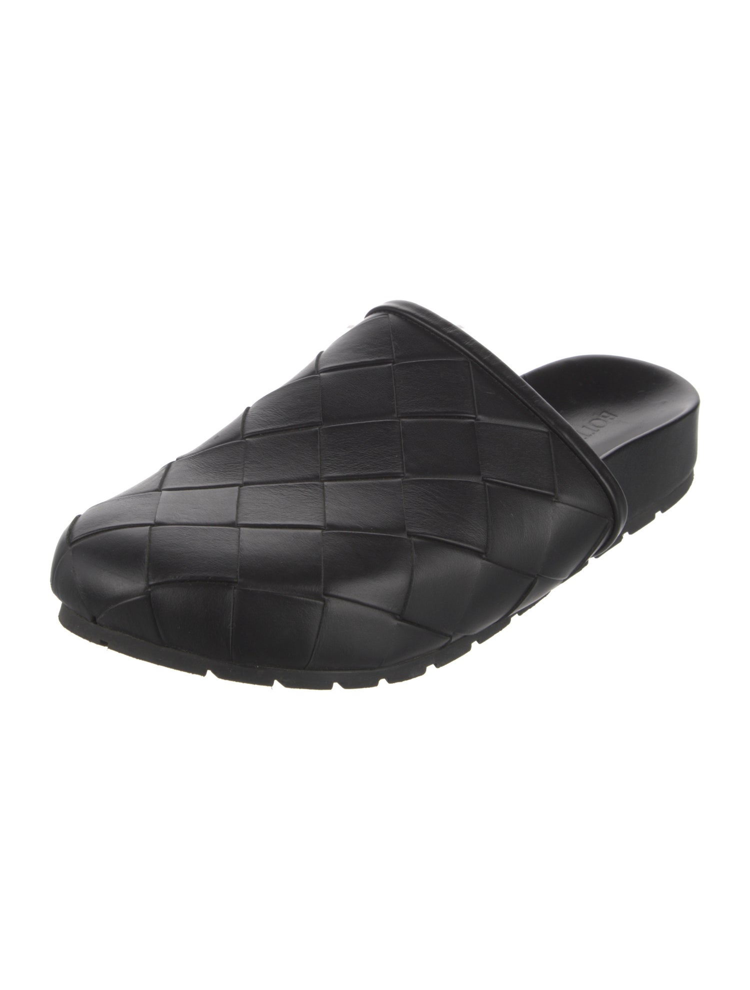 Bottega Veneta Intrecciato Weave Leather Slippers