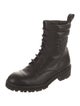 Bottega Veneta Intrecciato Weave Leather Combat Boots