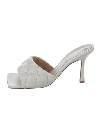 Bottega Veneta Intrecciato Weave Leather Slides