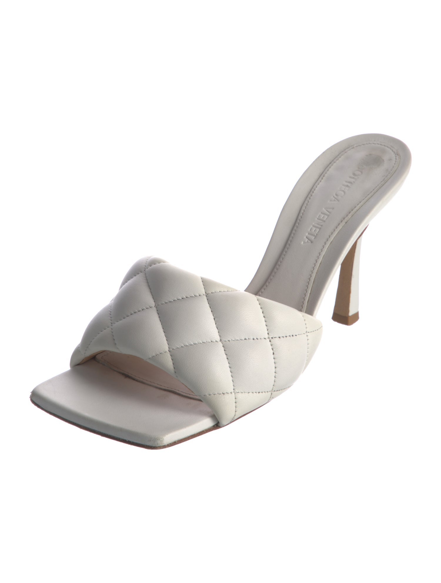 Bottega Veneta Intrecciato Weave Leather Slides