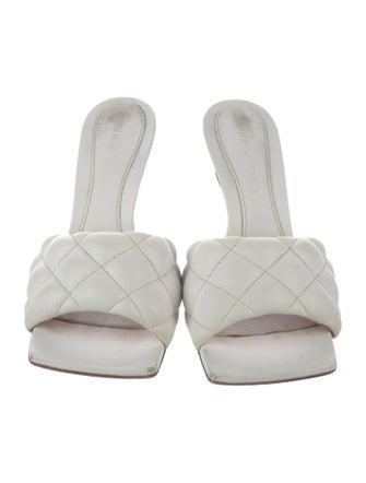 Bottega Veneta Intrecciato Weave Leather Slides