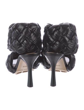 Bottega Veneta Intrecciato Weave Leather Slingback Sandals