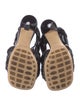 Bottega Veneta Intrecciato Weave Leather Slingback Sandals
