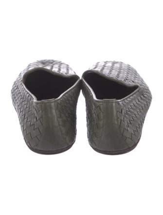 Bottega Veneta Intrecciato Weave Leather Loafers