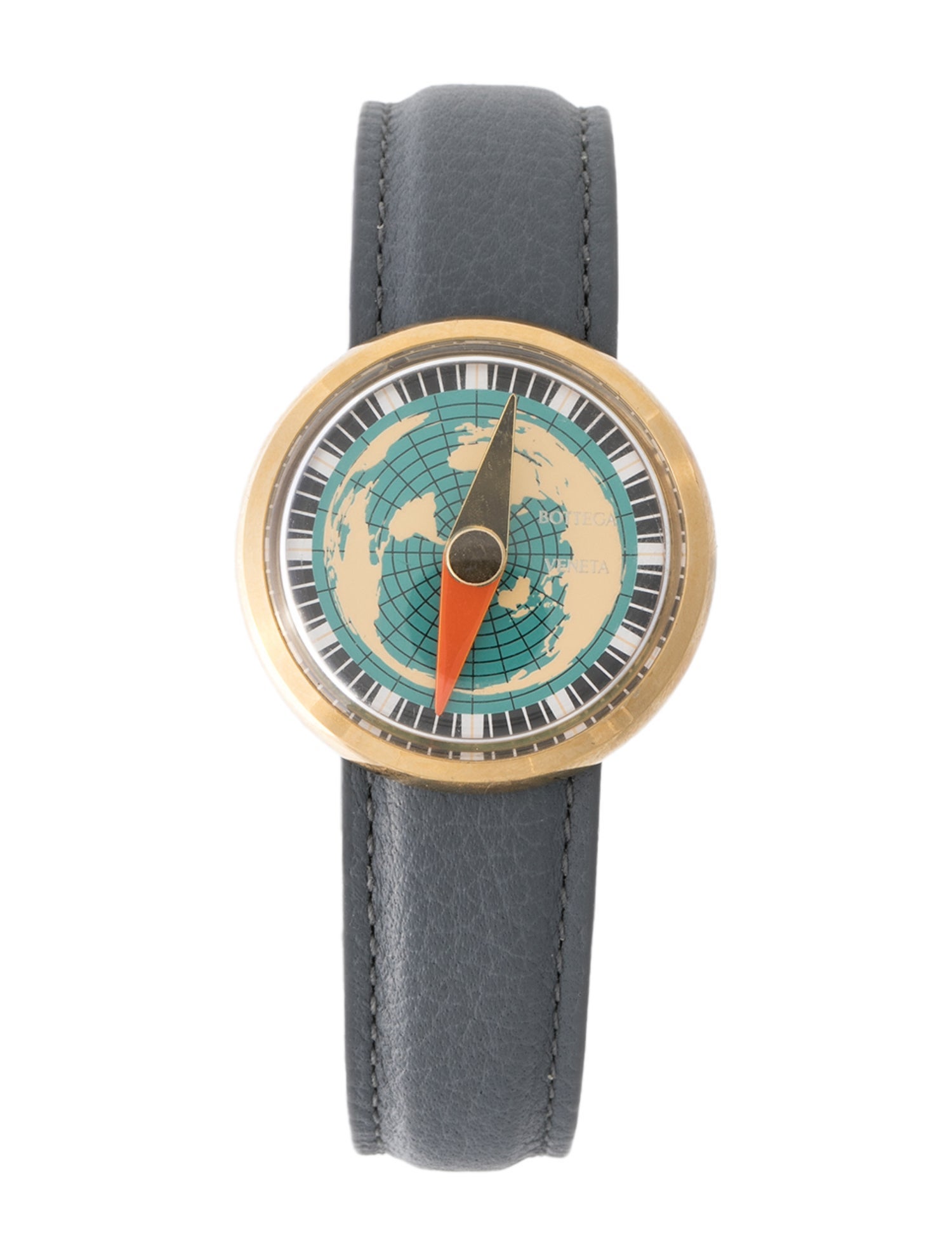 Bottega Veneta Compass Leather Wrap Bracelet