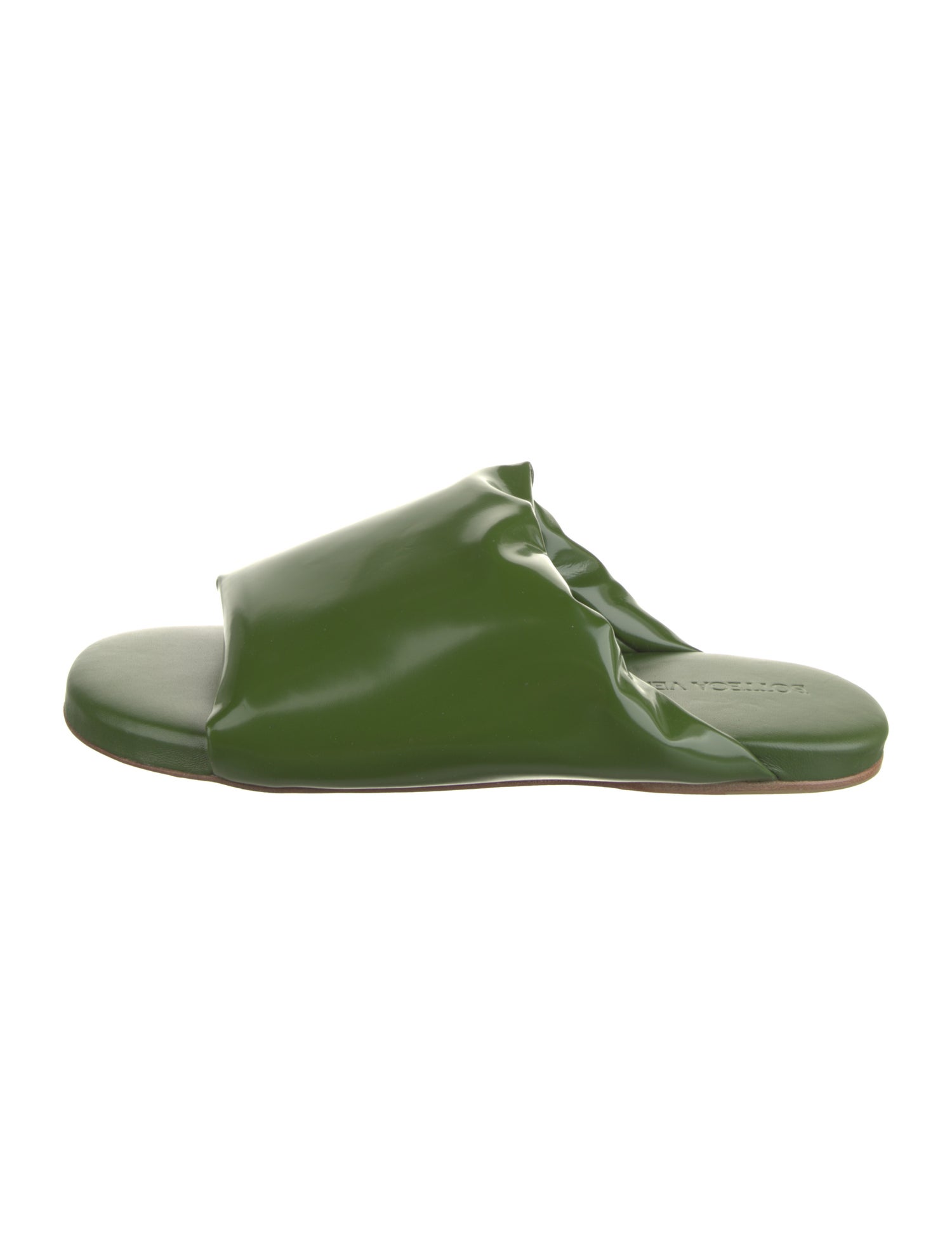 Bottega Veneta Patent Leather Slides