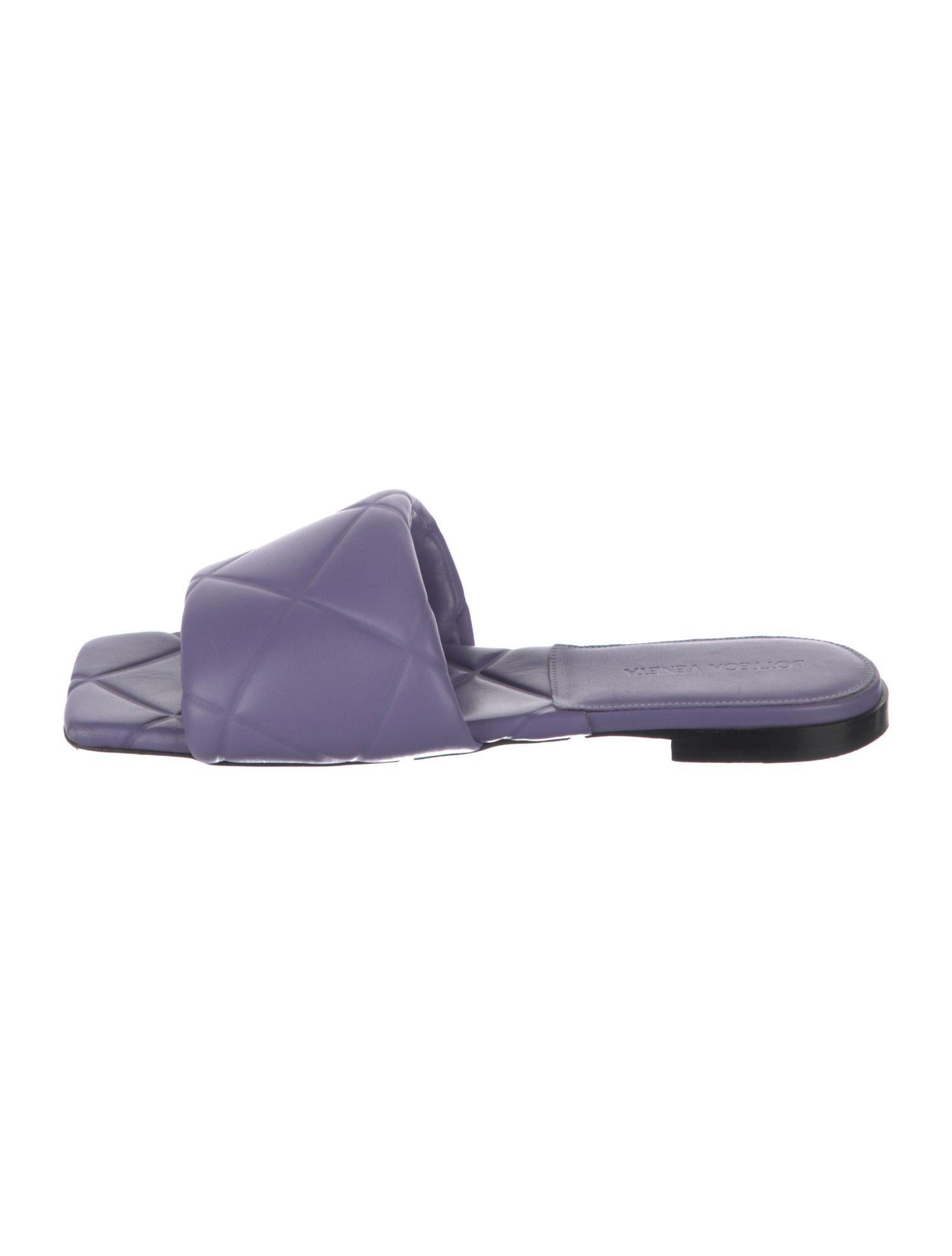 Bottega Veneta Quilted Pattern Leather Slides