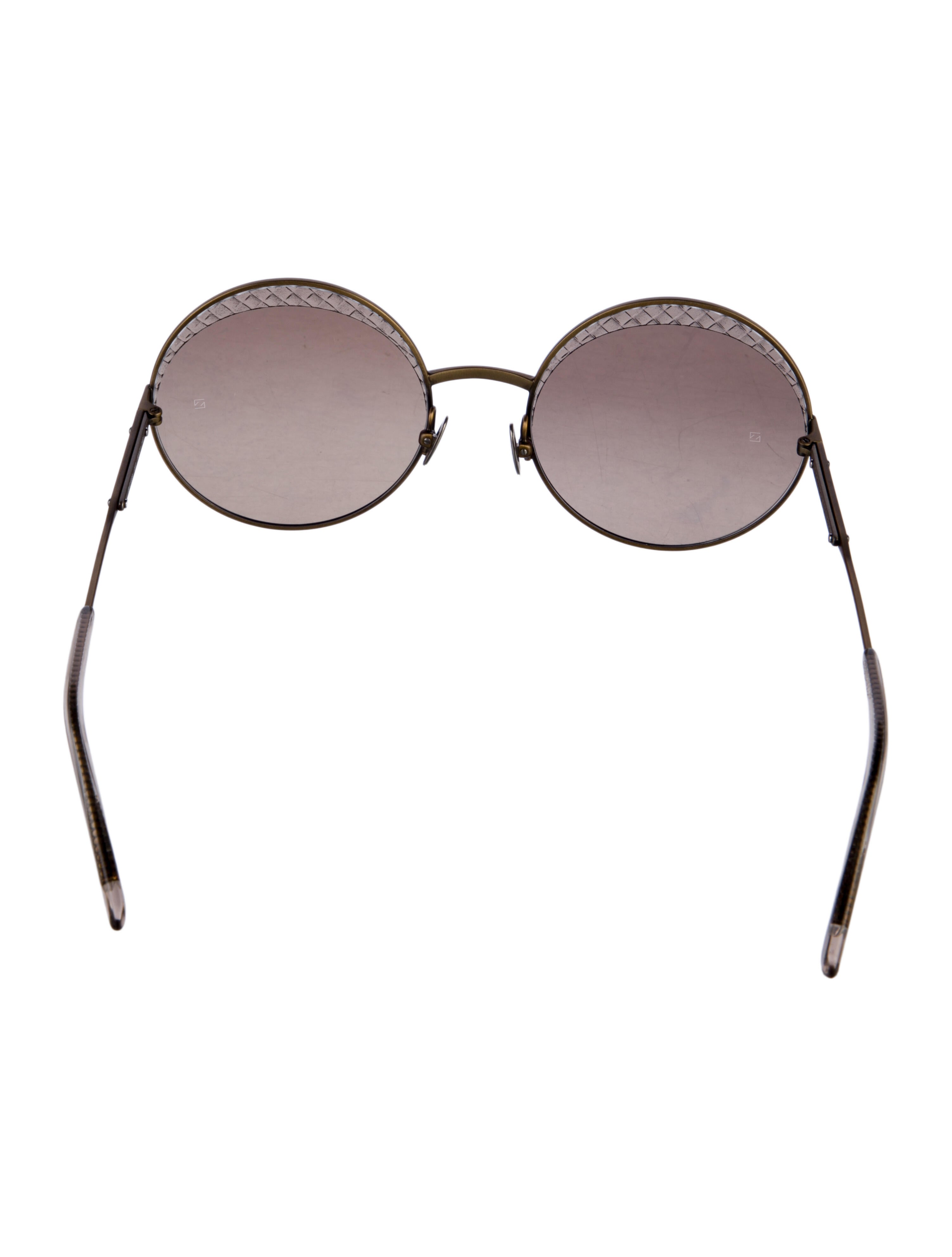 Bottega Veneta Round Tinted Sunglasses